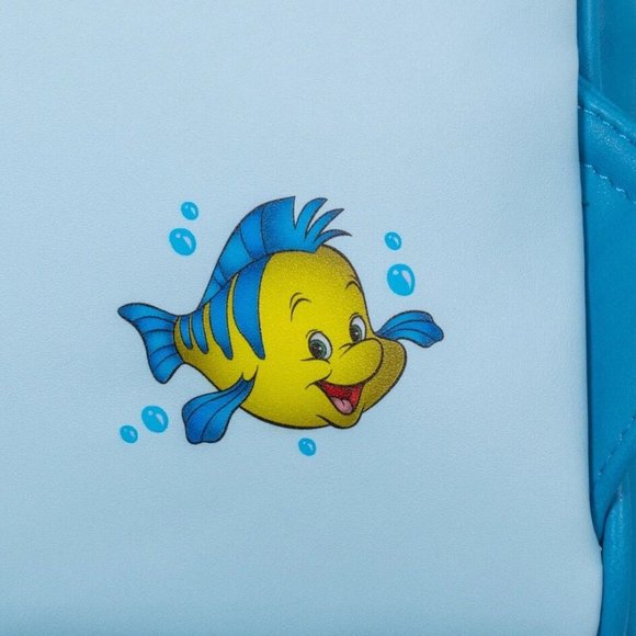 Loungefly Disney Little Mermaid Stained Glass Mini Backpack Characters Bag - Picture 4 of 6